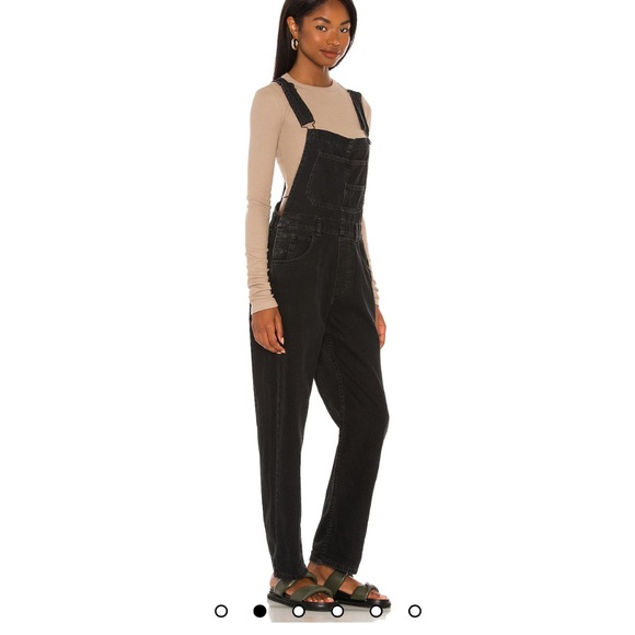 Free People We The Free Ziggy denim overalls - Picture 2 of 6
